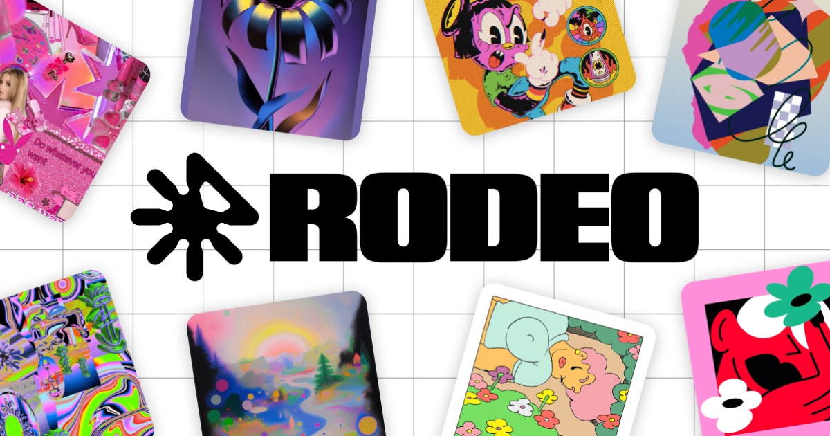 Rodeo application banner showing the main interface
